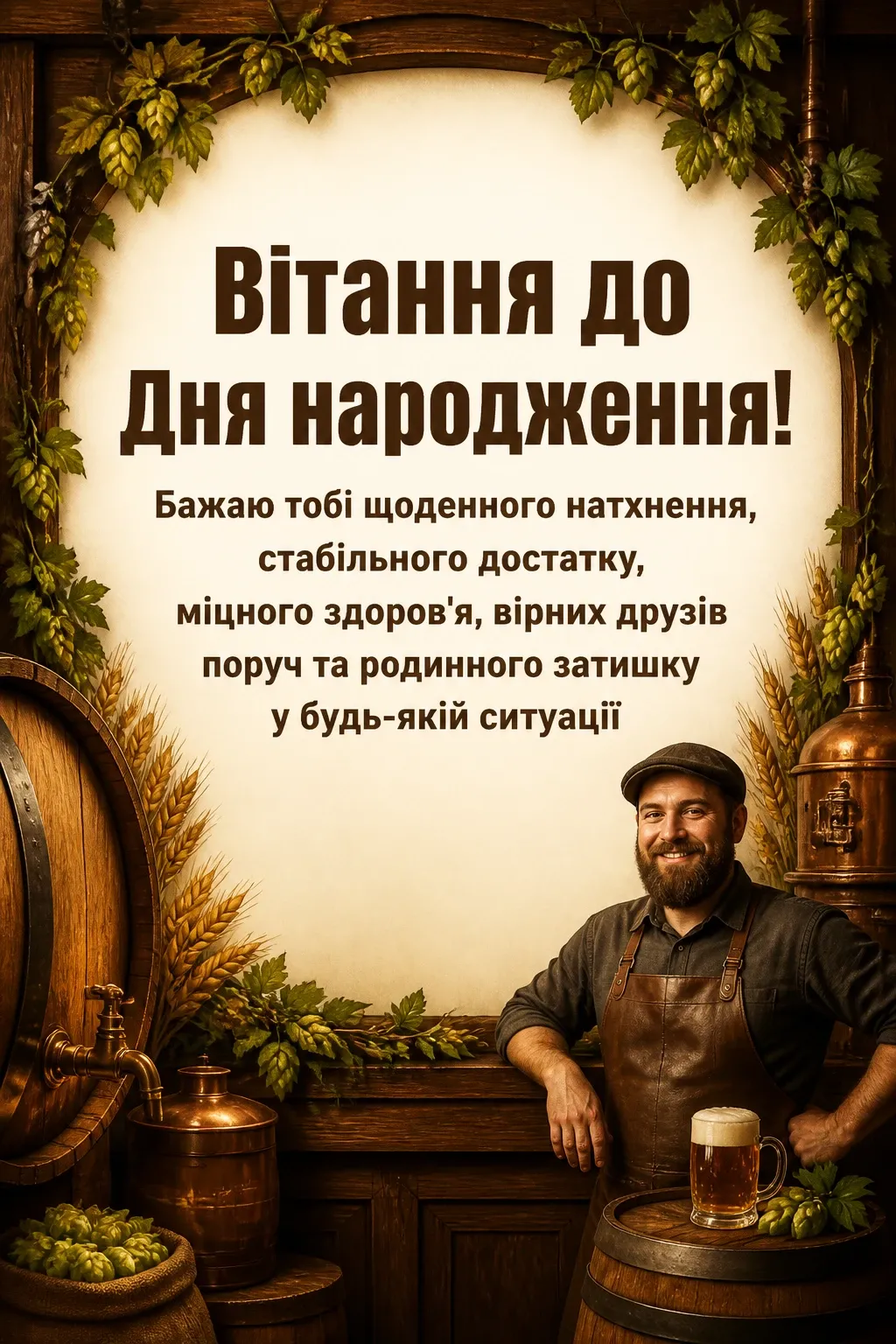 чоловічі привітання з днем народження