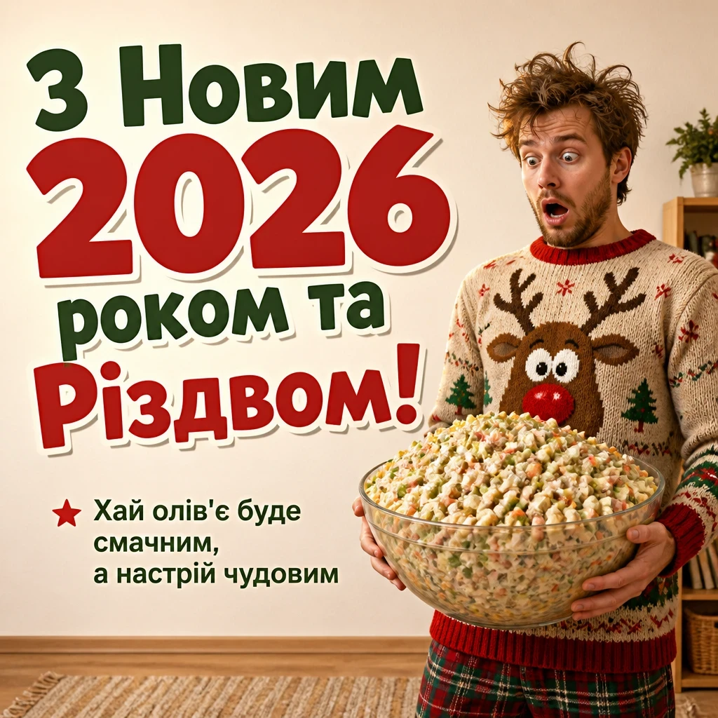 привітання з новим роком та різдвом христовим