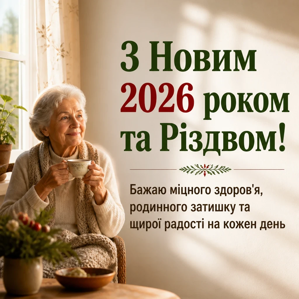 привітання з новим роком та різдвом христовим