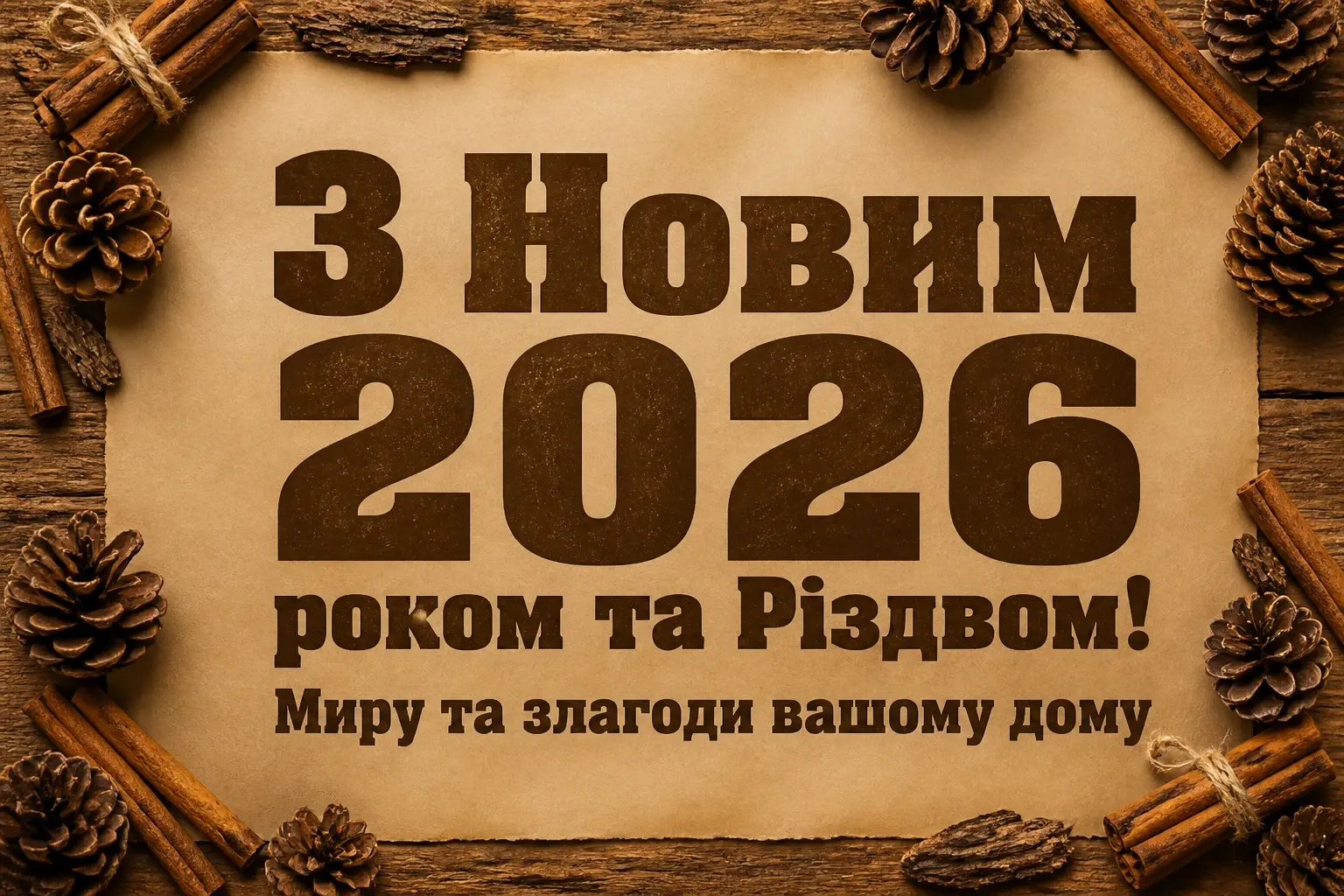 привітання з новим роком та різдвом христовим