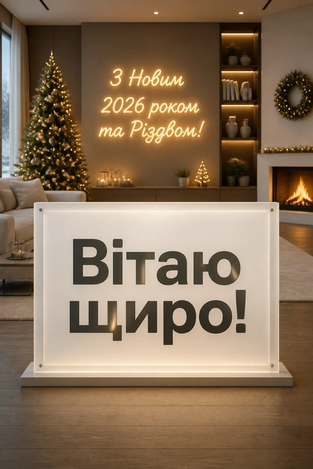 привітання з новим роком та різдвом христовим