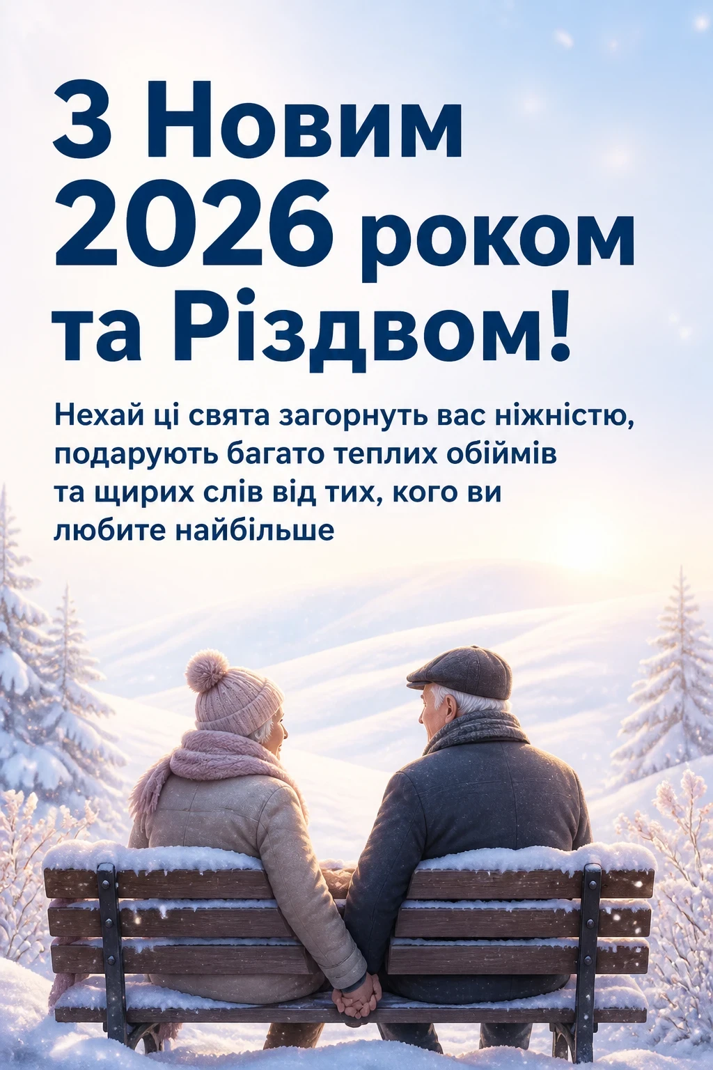 привітання з новим роком та різдвом христовим