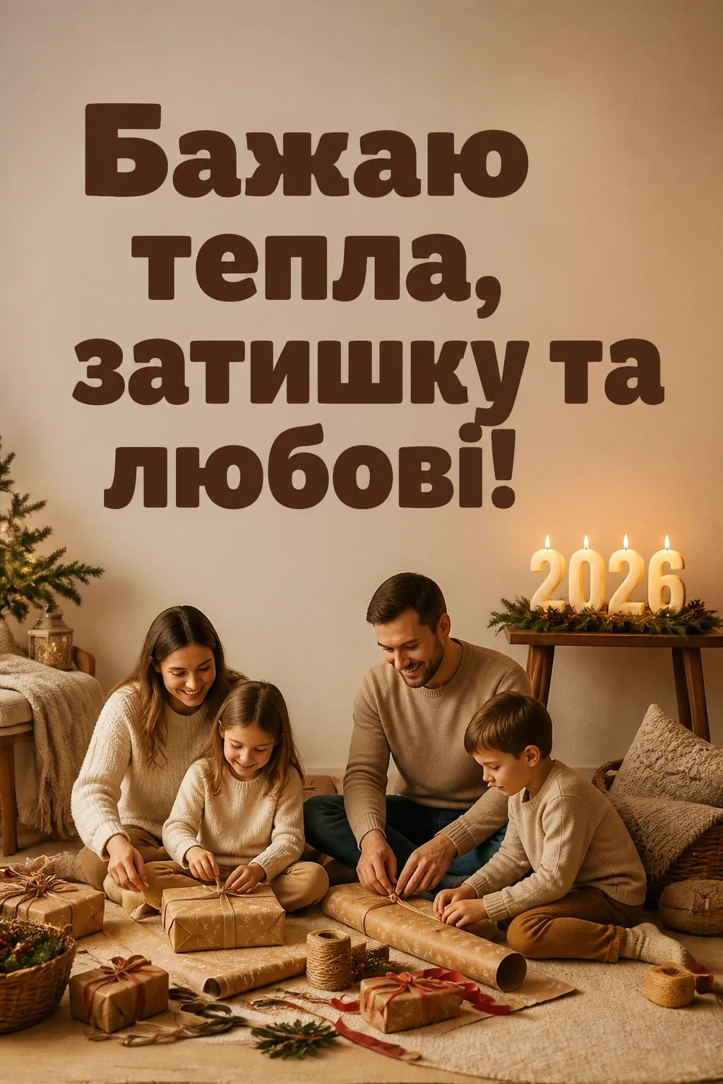 привітання з новим роком та різдвом христовим