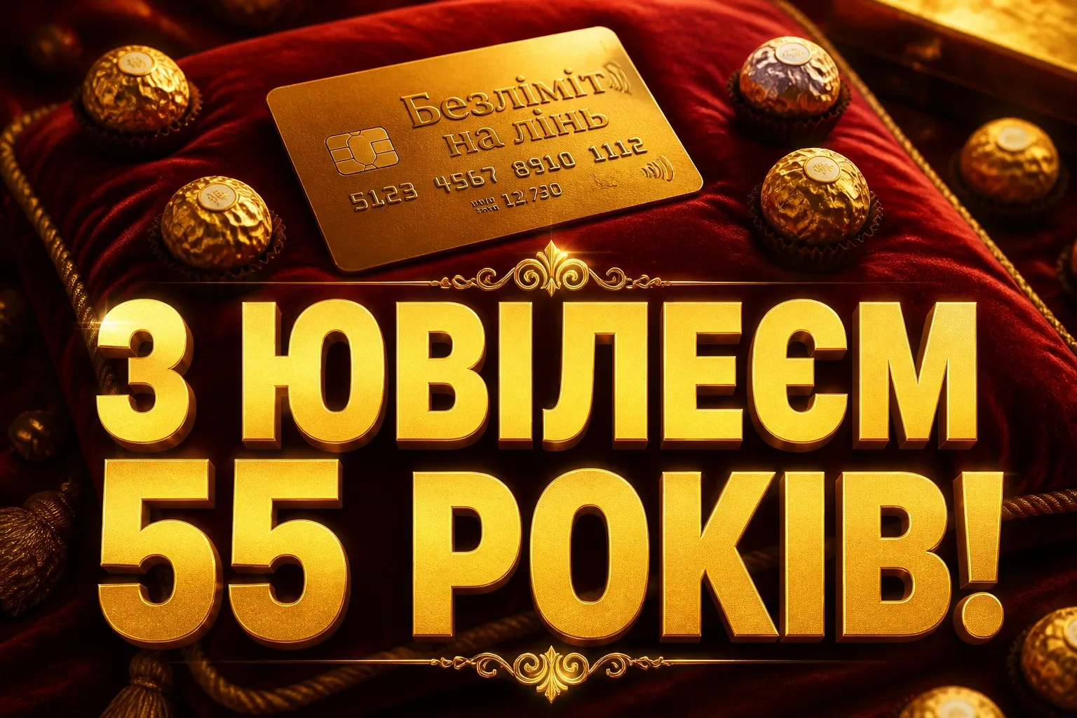 привітання з днем народження 55 років чоловіку прикольні