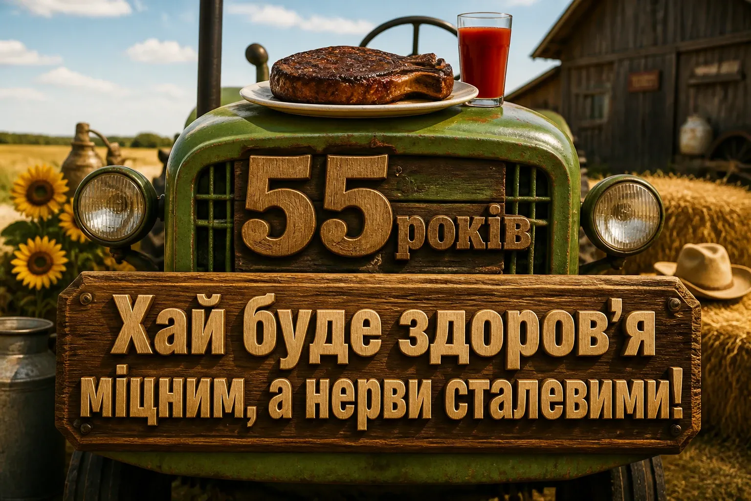 привітання з днем народження 55 років чоловіку прикольні