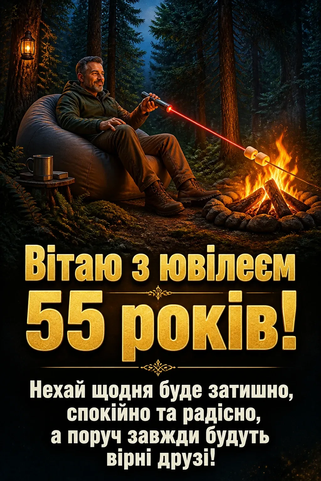 привітання з днем народження 55 років чоловіку прикольні