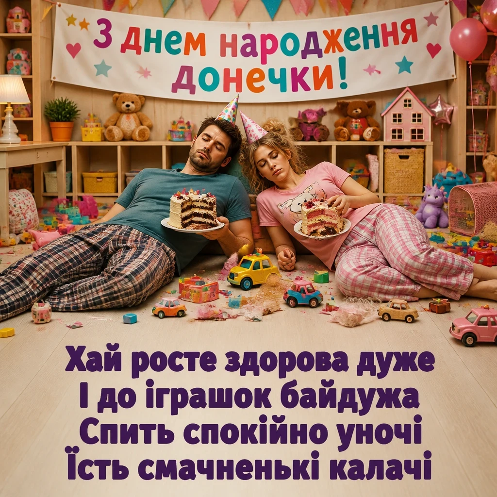 привітання батькам з днем народження донечки