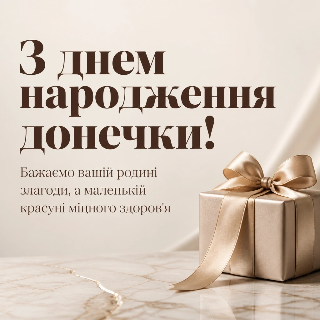 привітання батькам з днем народження донечки