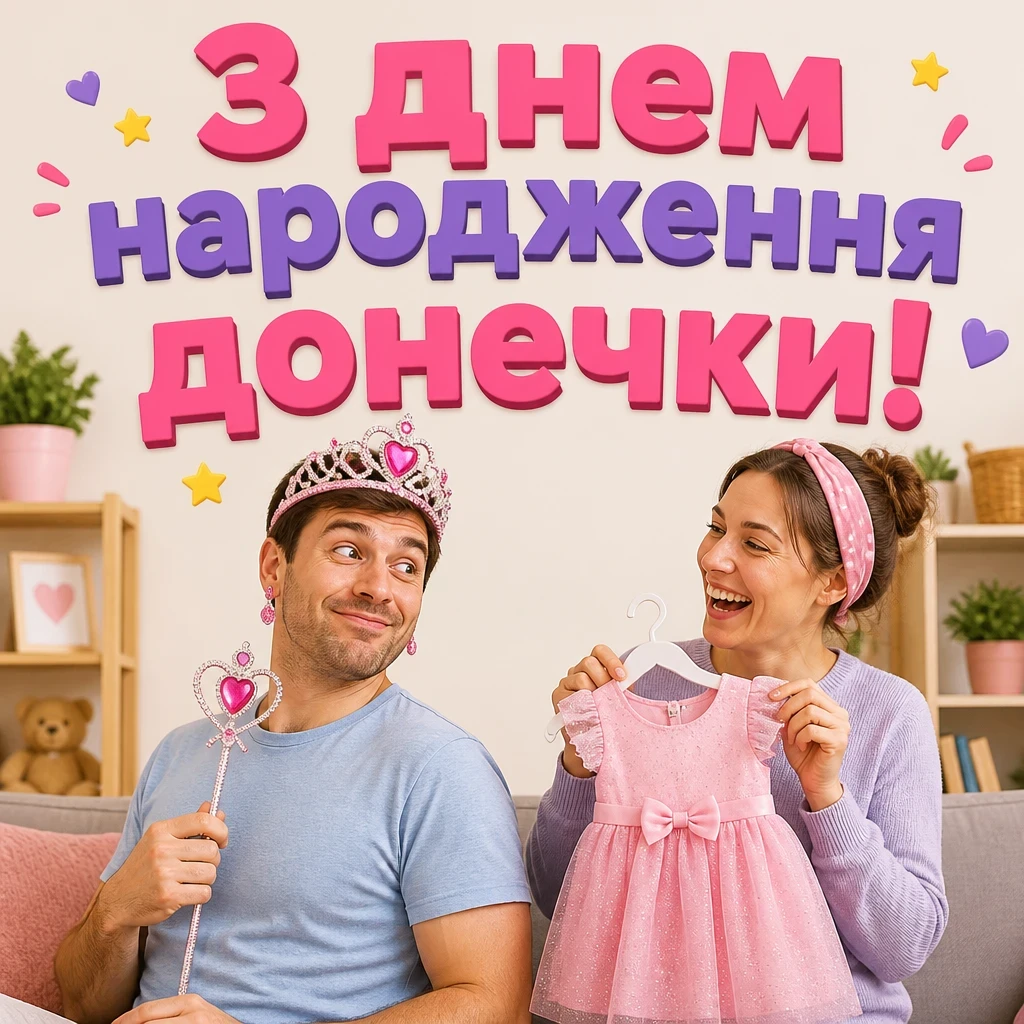 привітання батькам з днем народження донечки