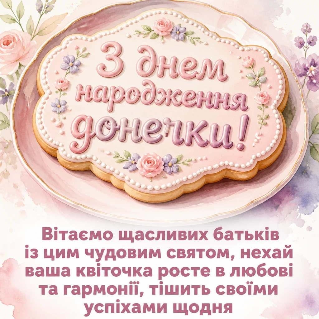 привітання батькам з днем народження донечки