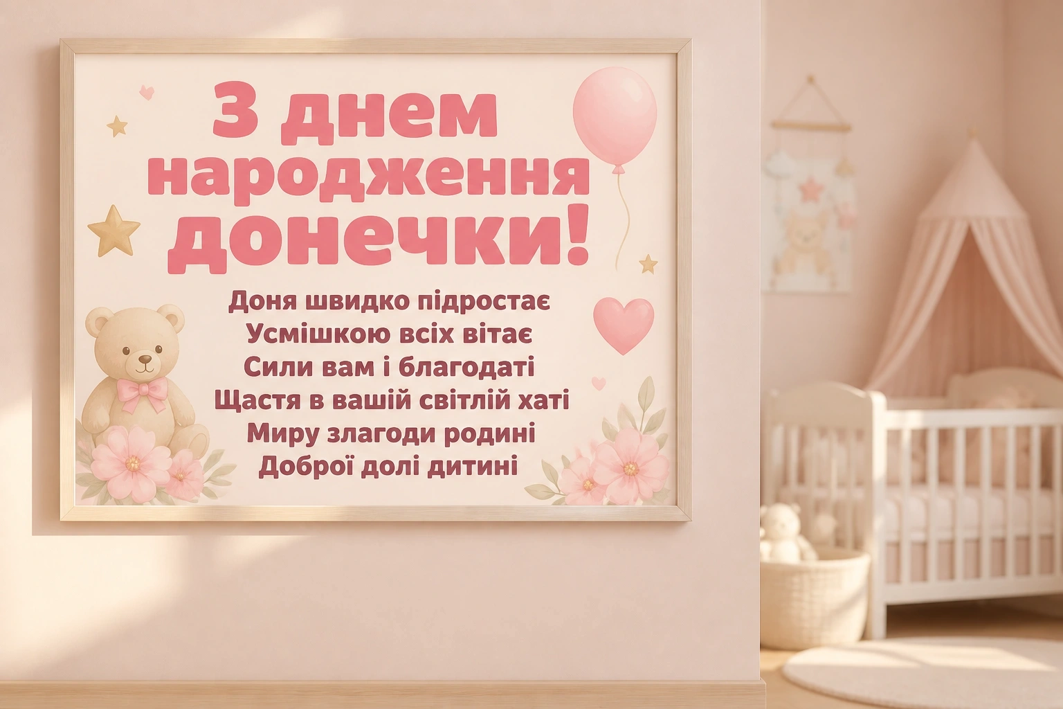 привітання батькам з днем народження донечки