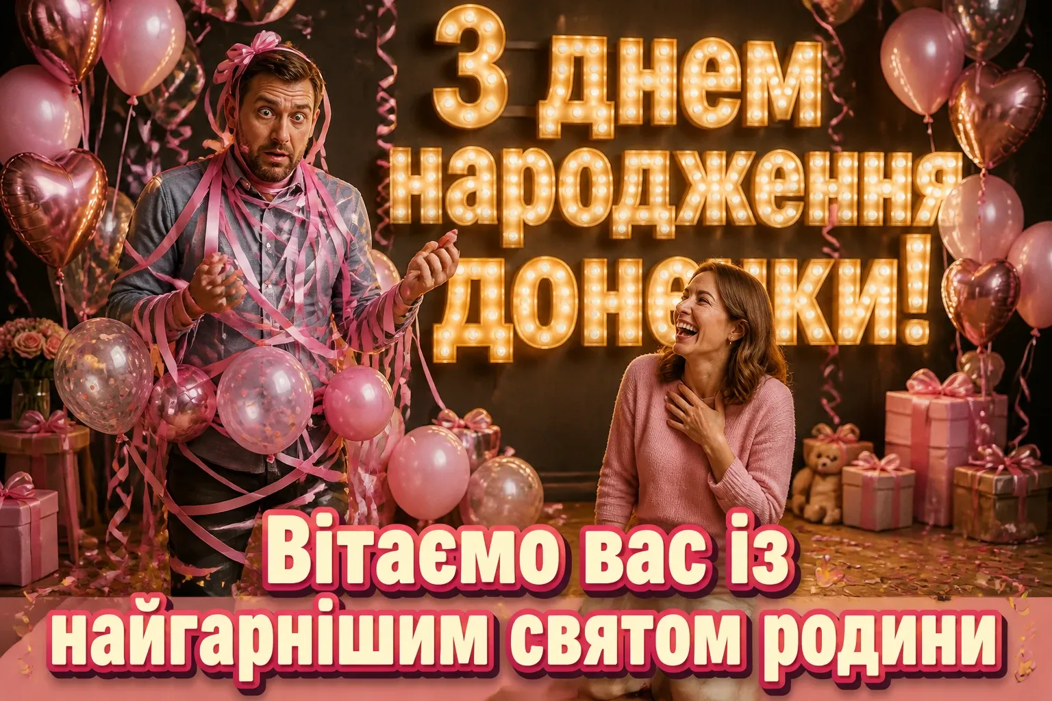 привітання батькам з днем народження донечки