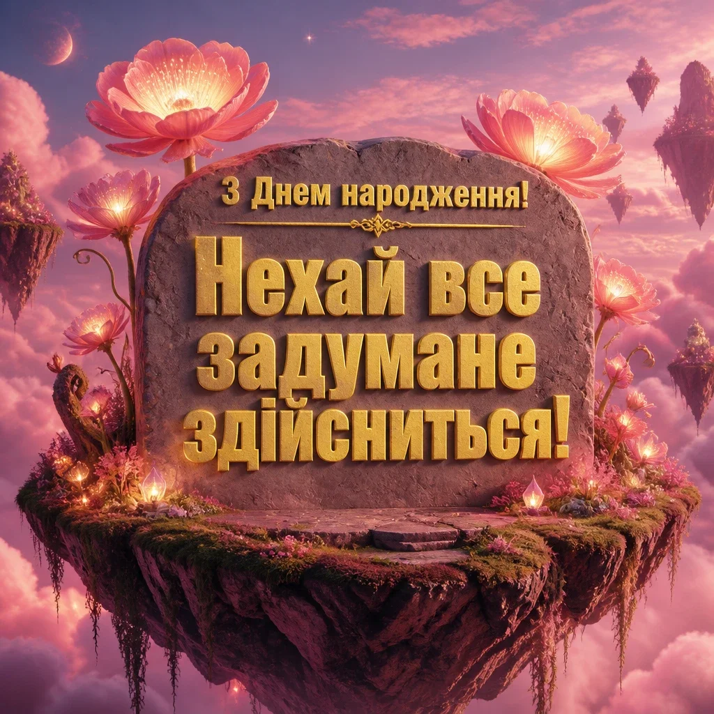 оригінальне привітання з днем народження