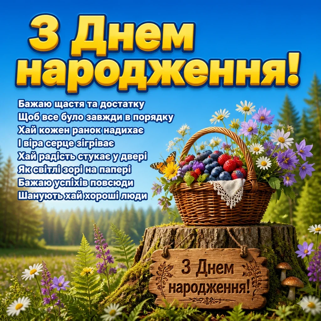 привітання з народженням