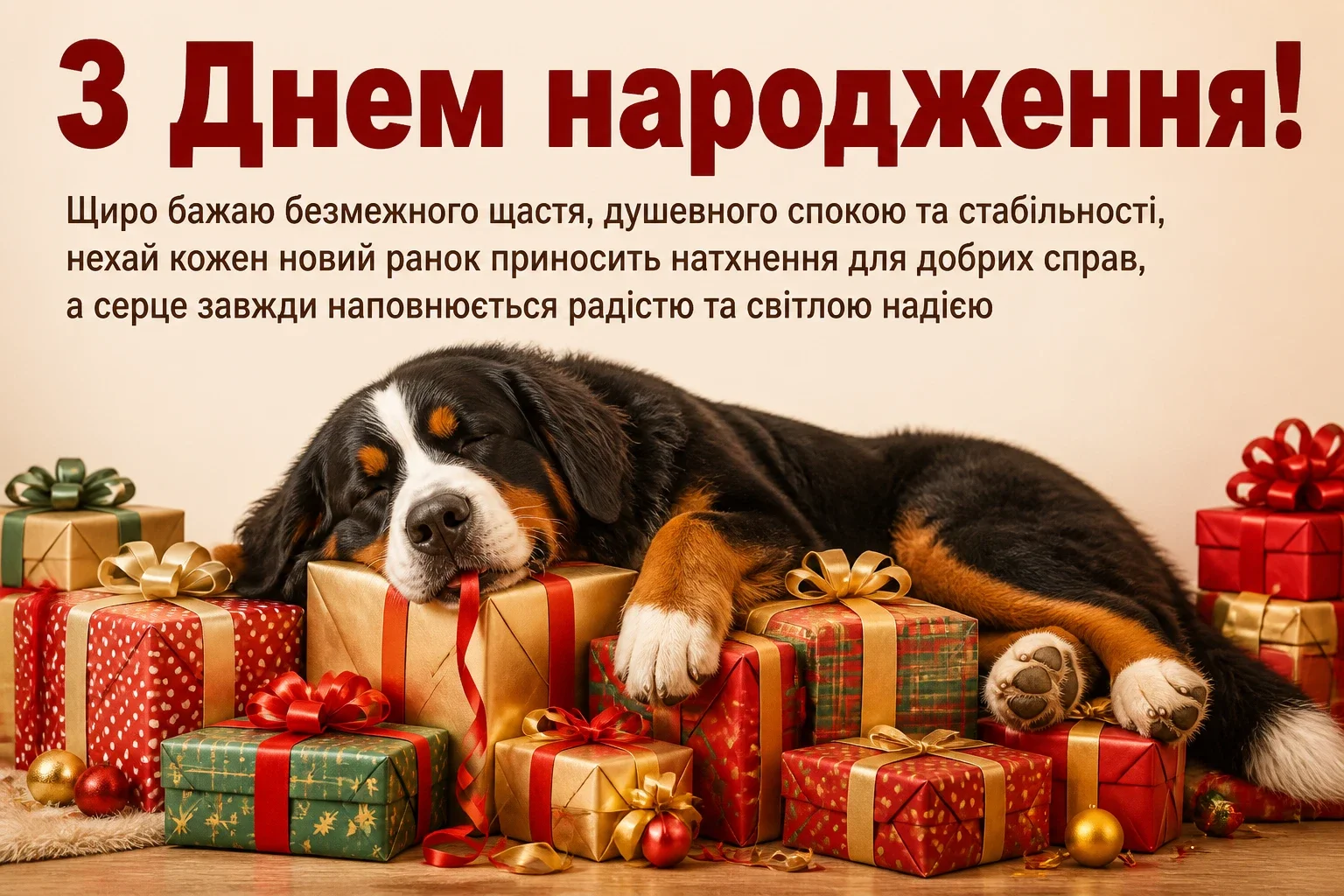 привітання з народженням