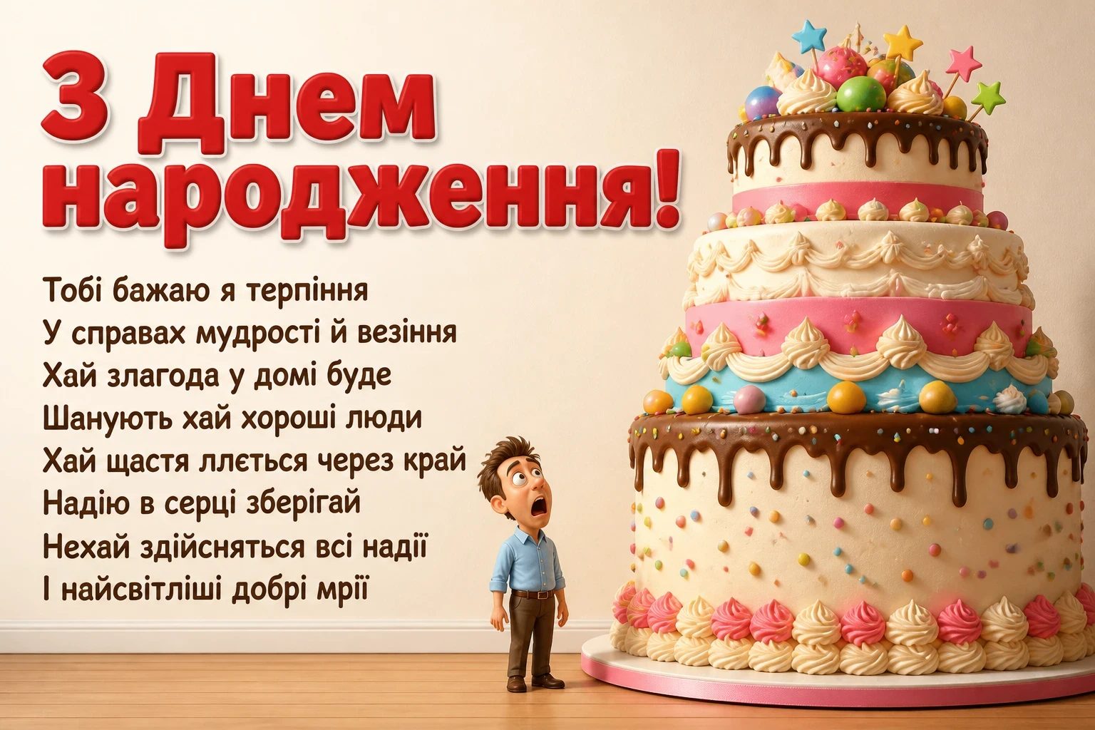 привітання з народженням