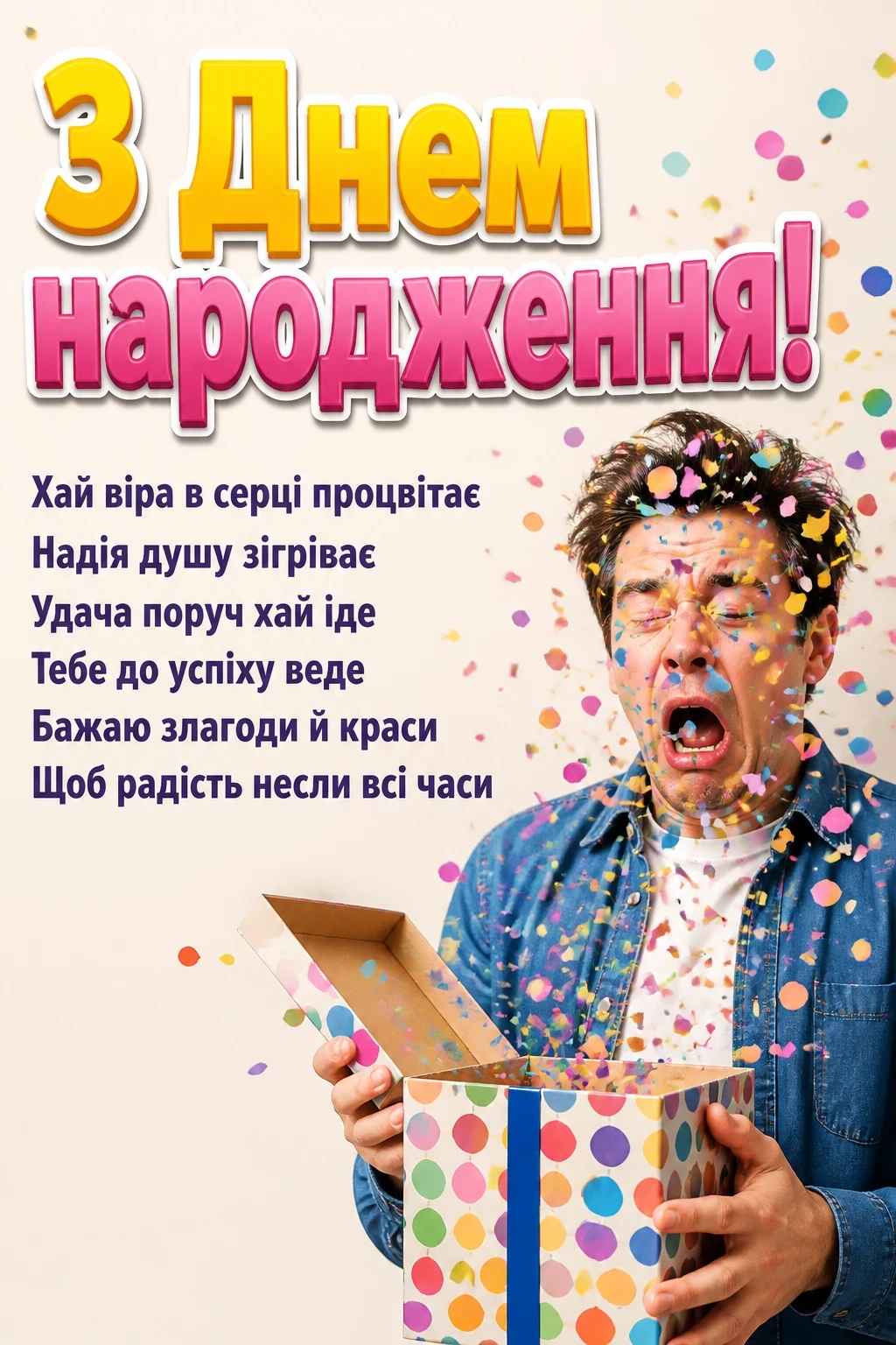привітання з народженням