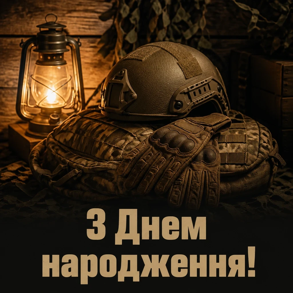 привітання з днем народження військовому