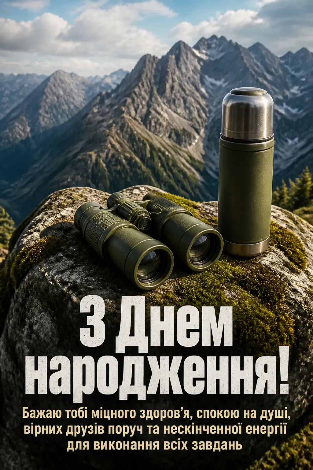привітання з днем народження військовому