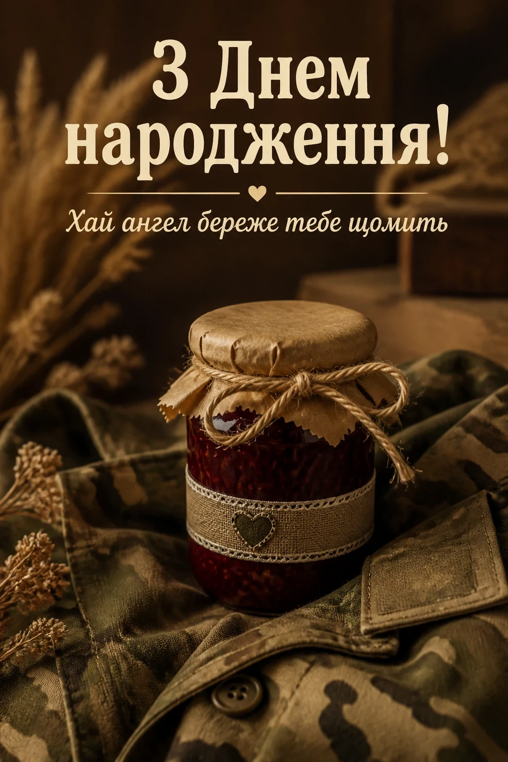 привітання з днем народження військовому