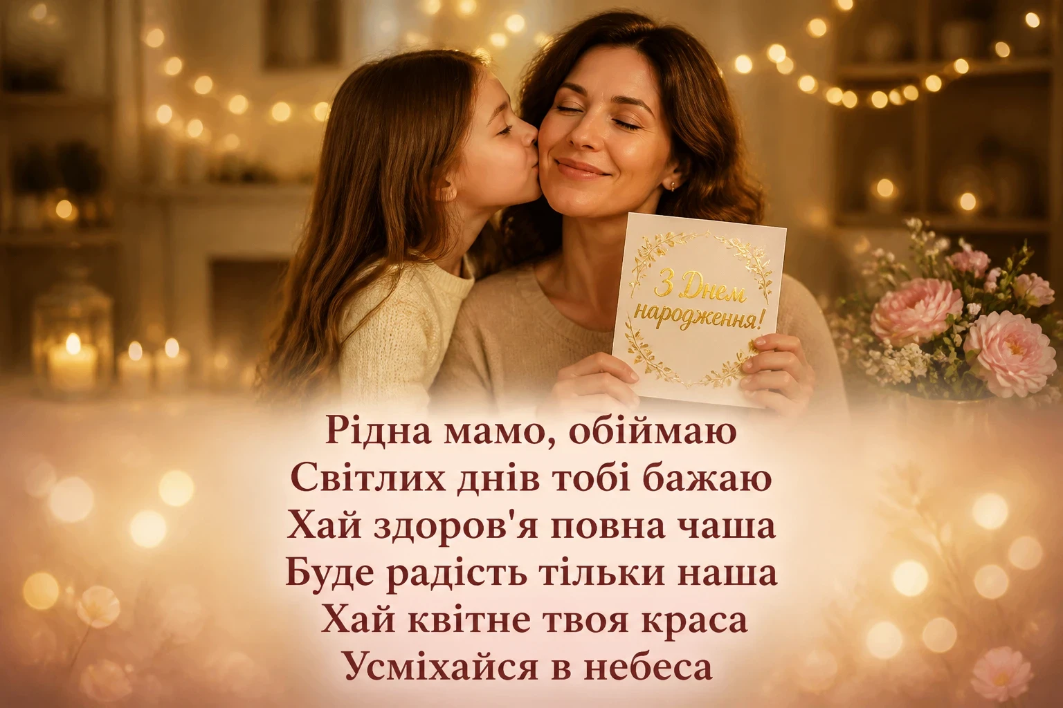 від дочки матусі привітання з днем народження мамі від дочки матусі привітання з днем народження мамі