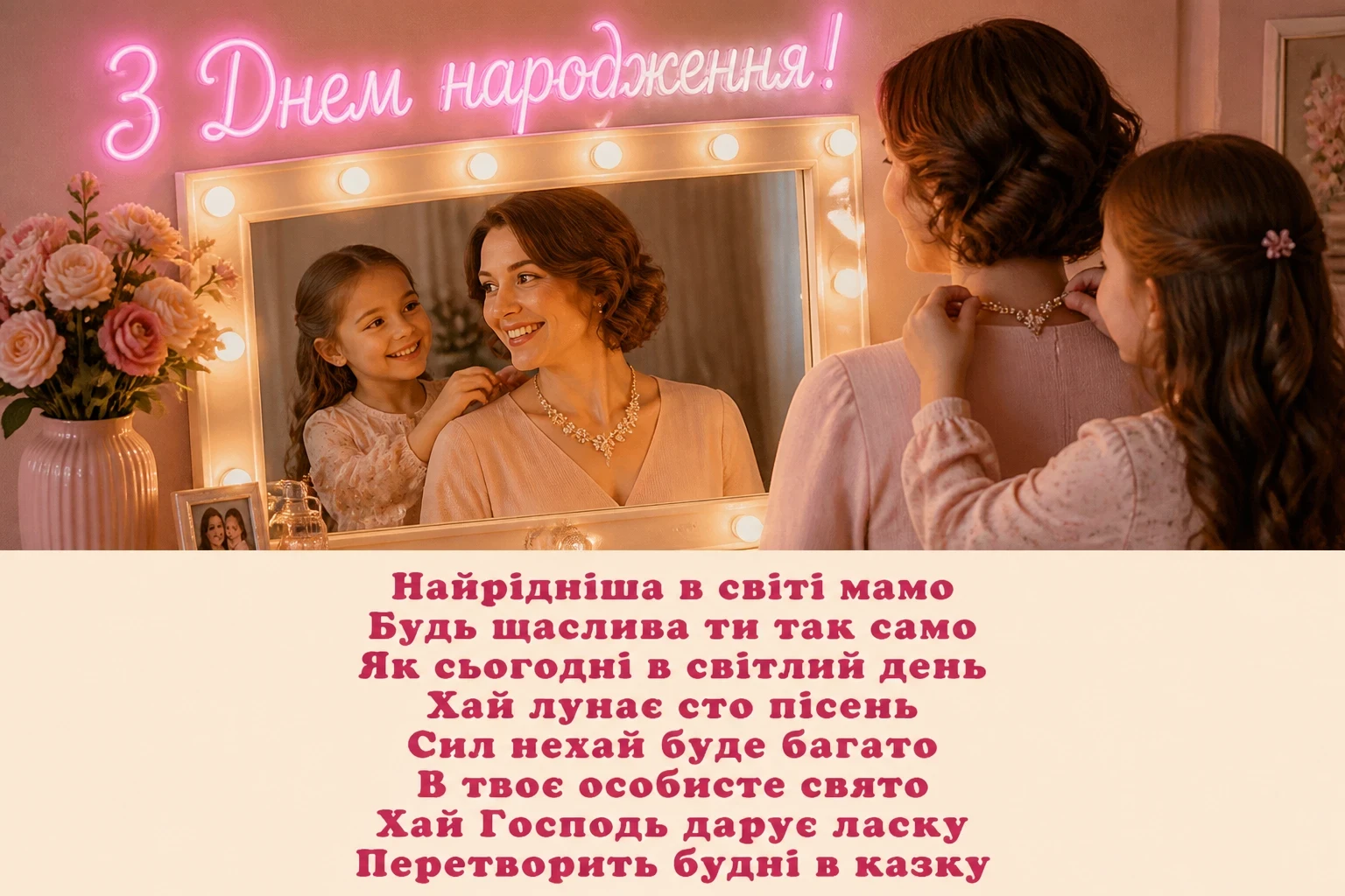 від дочки матусі привітання з днем народження мамі від дочки матусі привітання з днем народження мамі