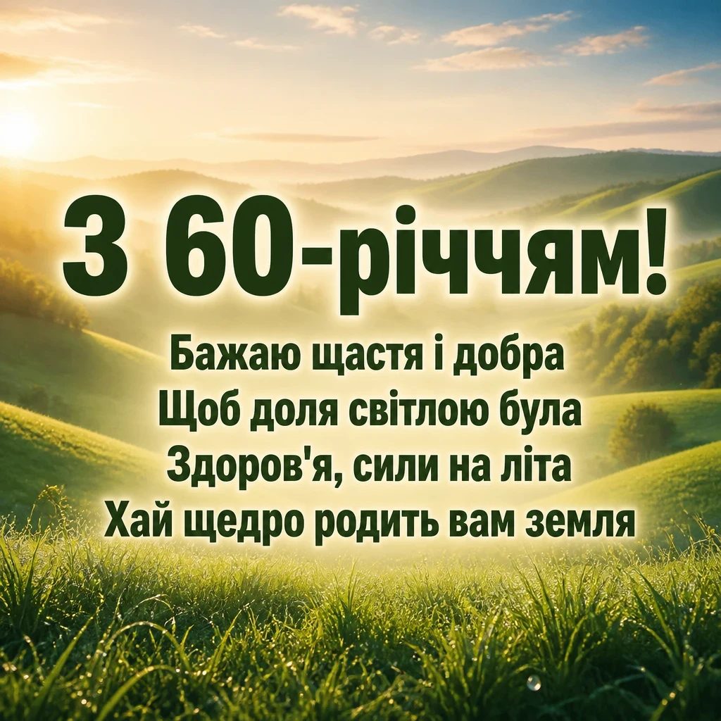 привітання з 60-річчям у віршах привітання з 60-річчям у віршах