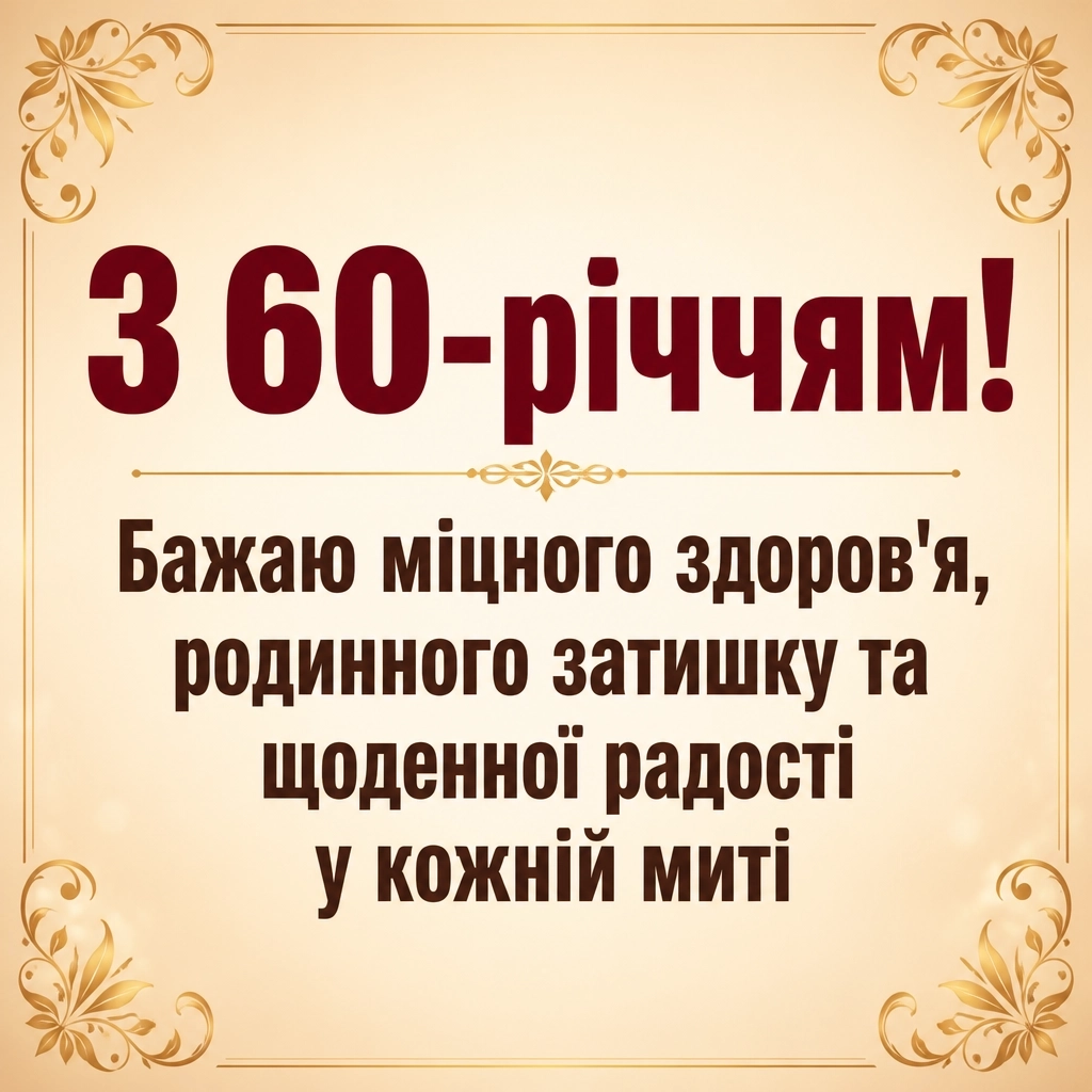 привітання з 60-річчям у віршах привітання з 60-річчям у віршах