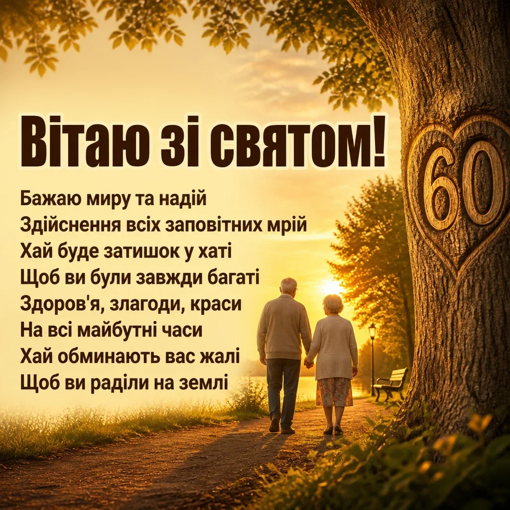 привітання з 60-річчям у віршах привітання з 60-річчям у віршах