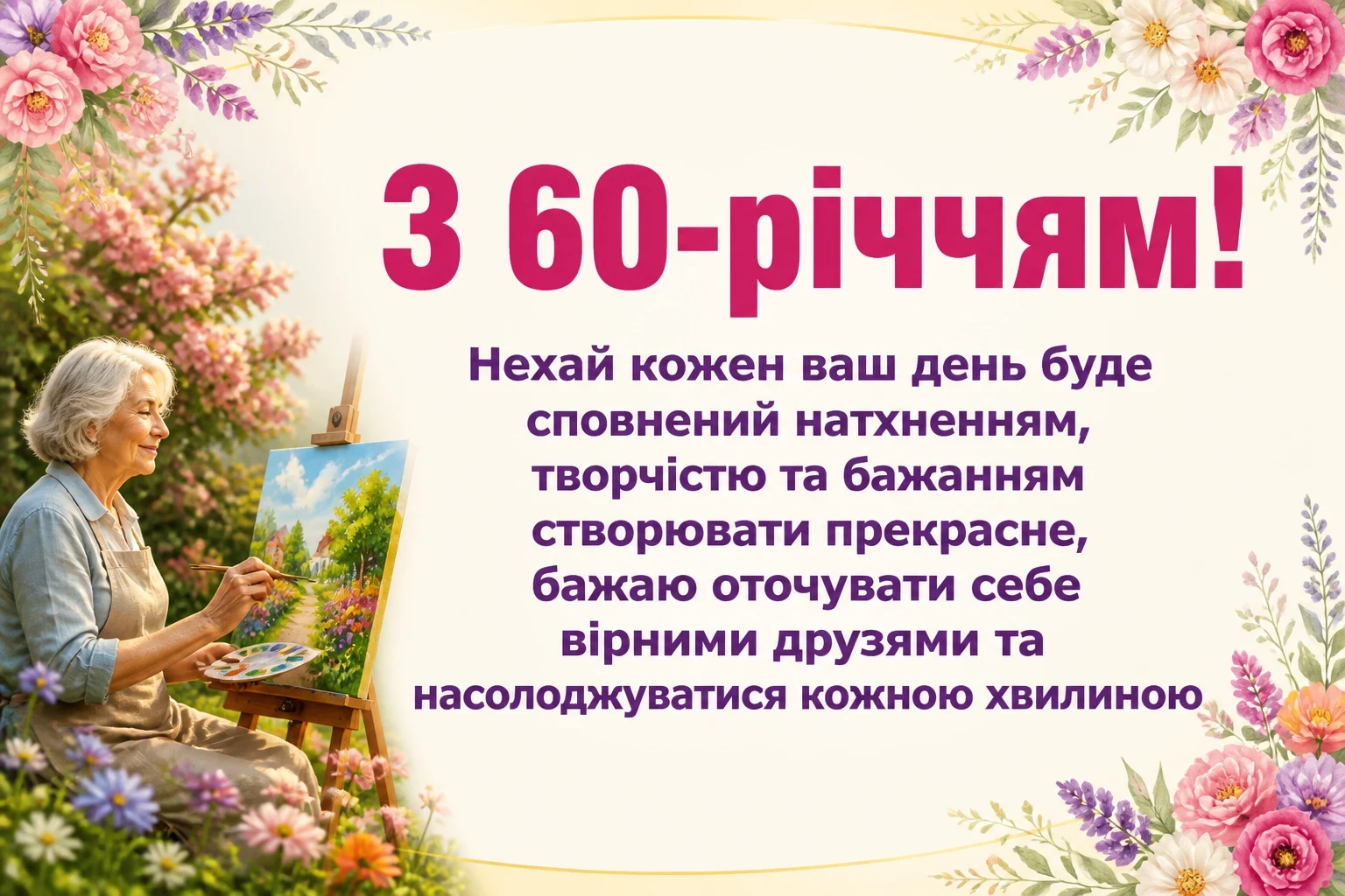 привітання з 60-річчям у віршах привітання з 60-річчям у віршах