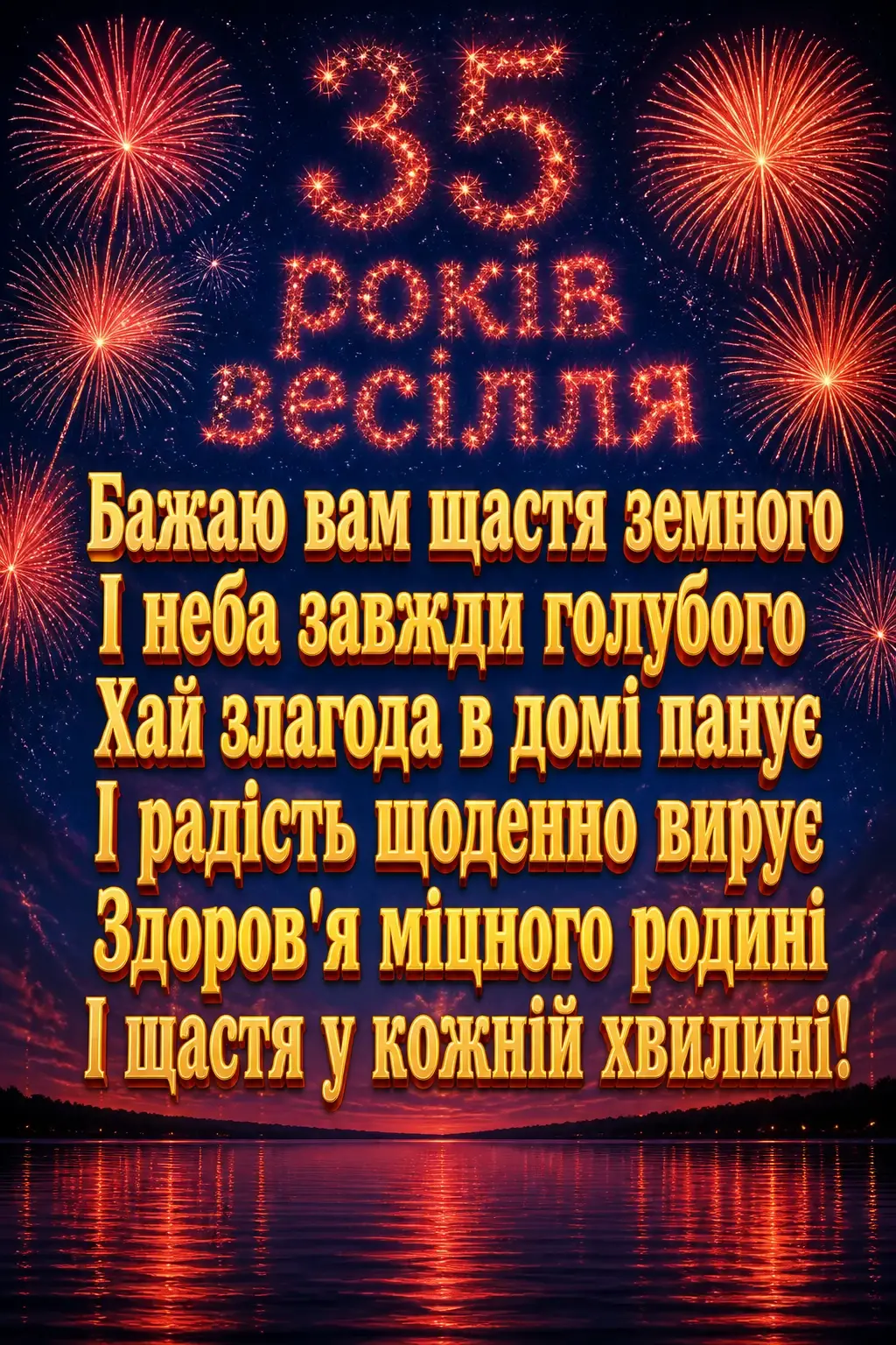 35 років весілля привітання 35 років весілля привітання
