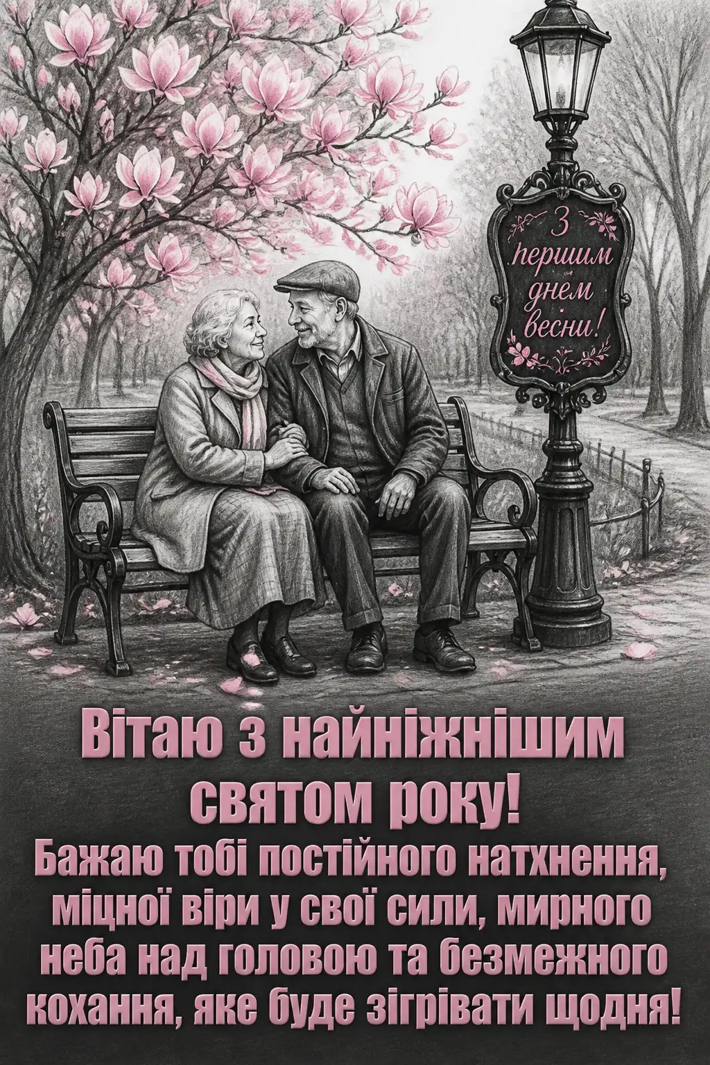 привітання з першим днем весни