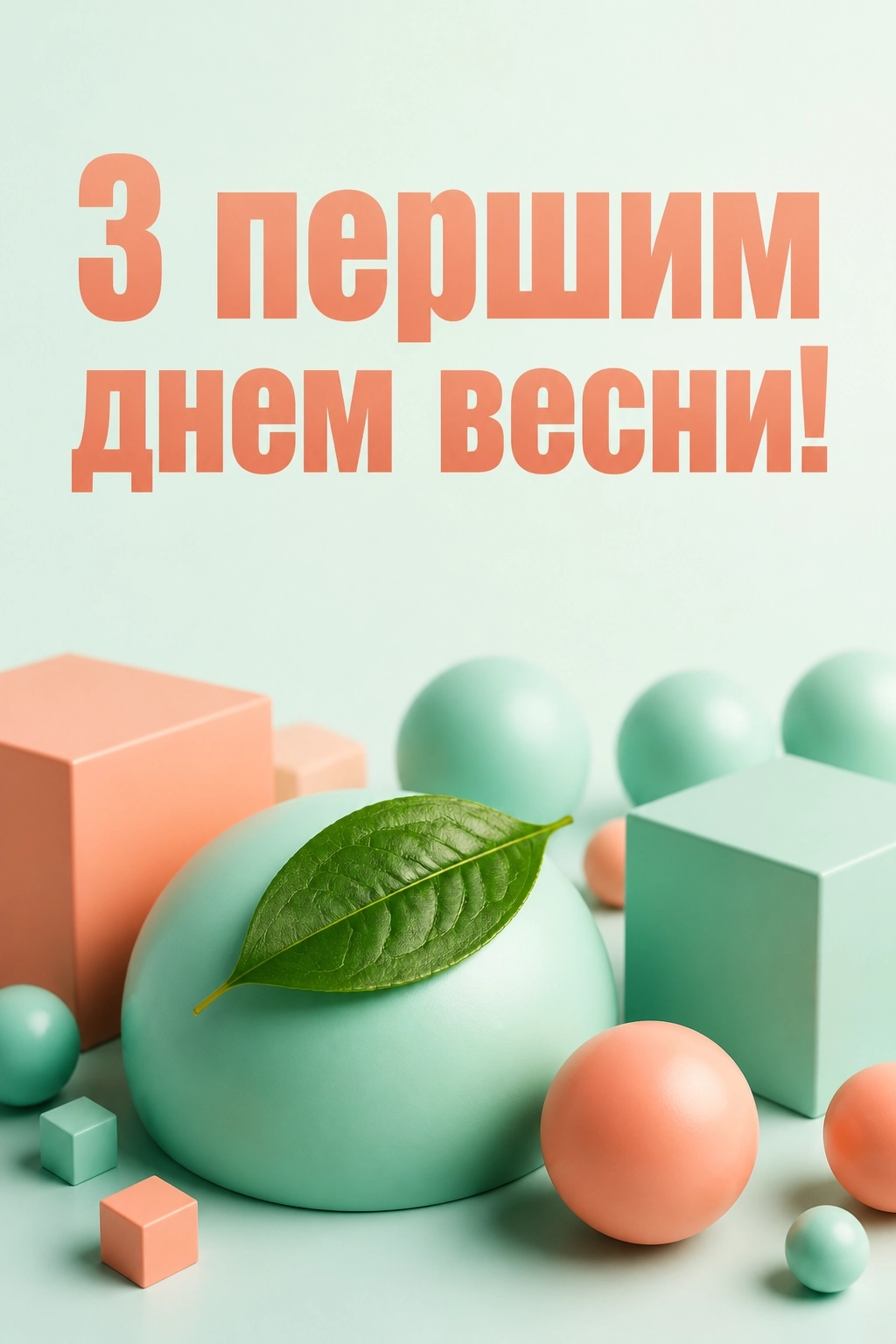 привітання з першим днем весни