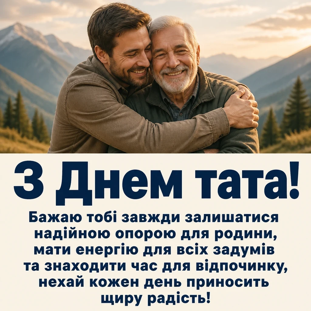 з днем тата привітання