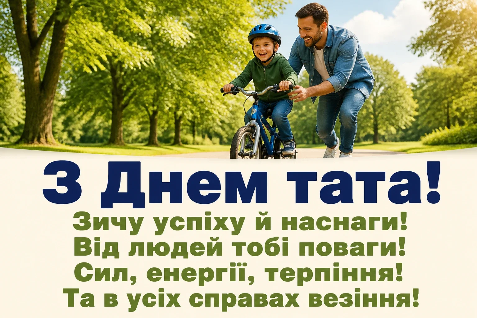 з днем тата привітання