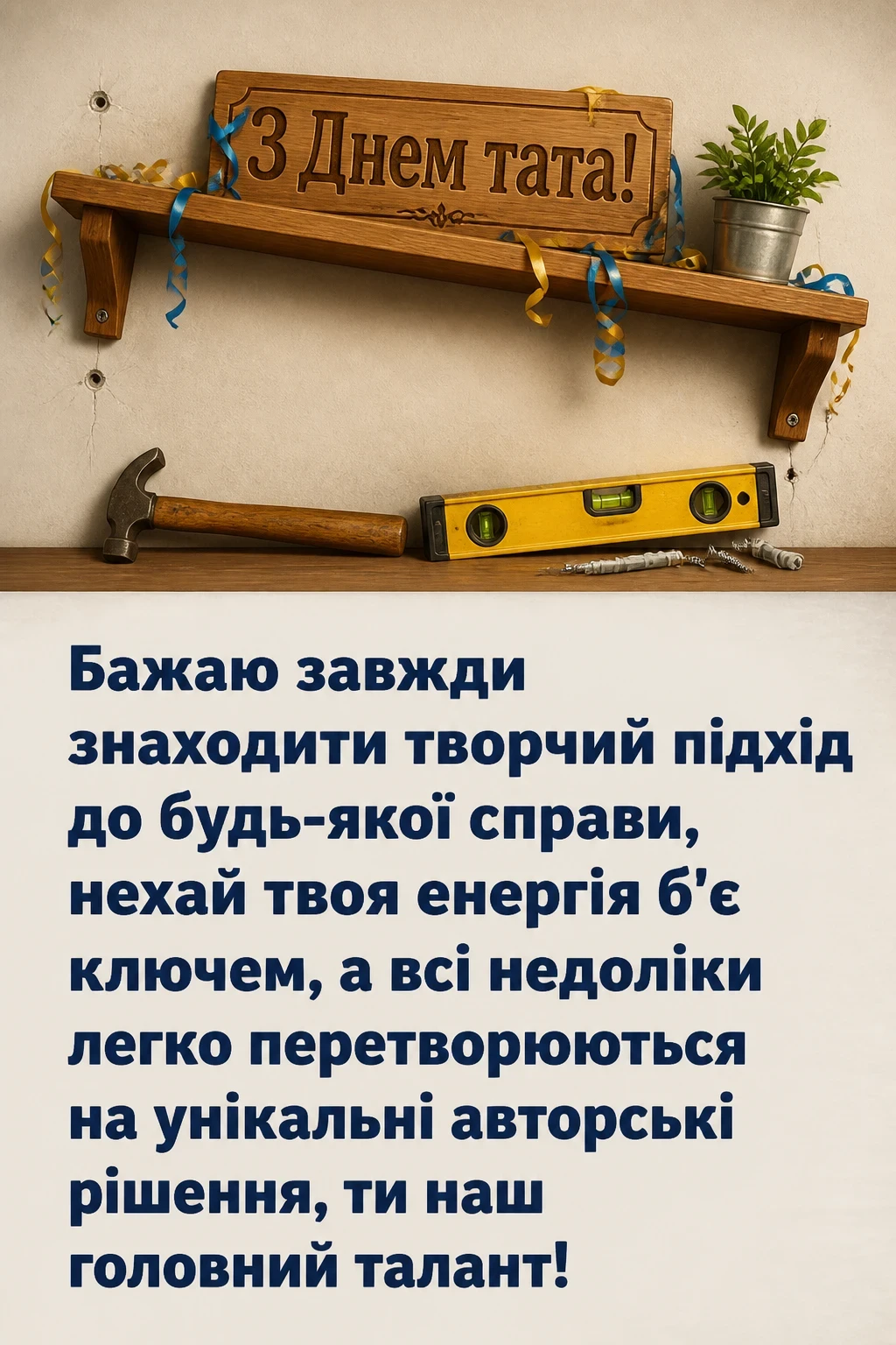 з днем тата привітання