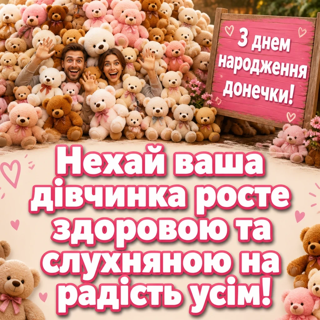 привітання батькам, з днем народження дочки своїми словами