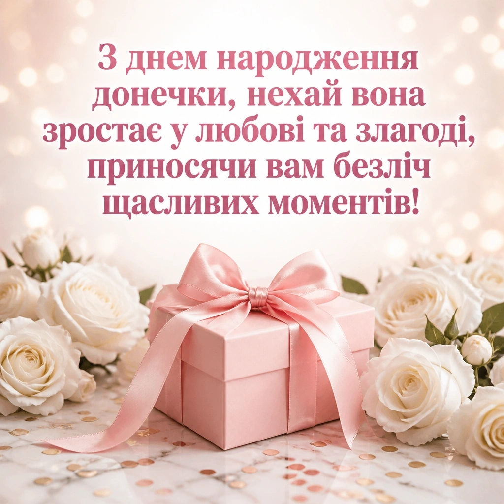 привітання батькам, з днем народження дочки своїми словами