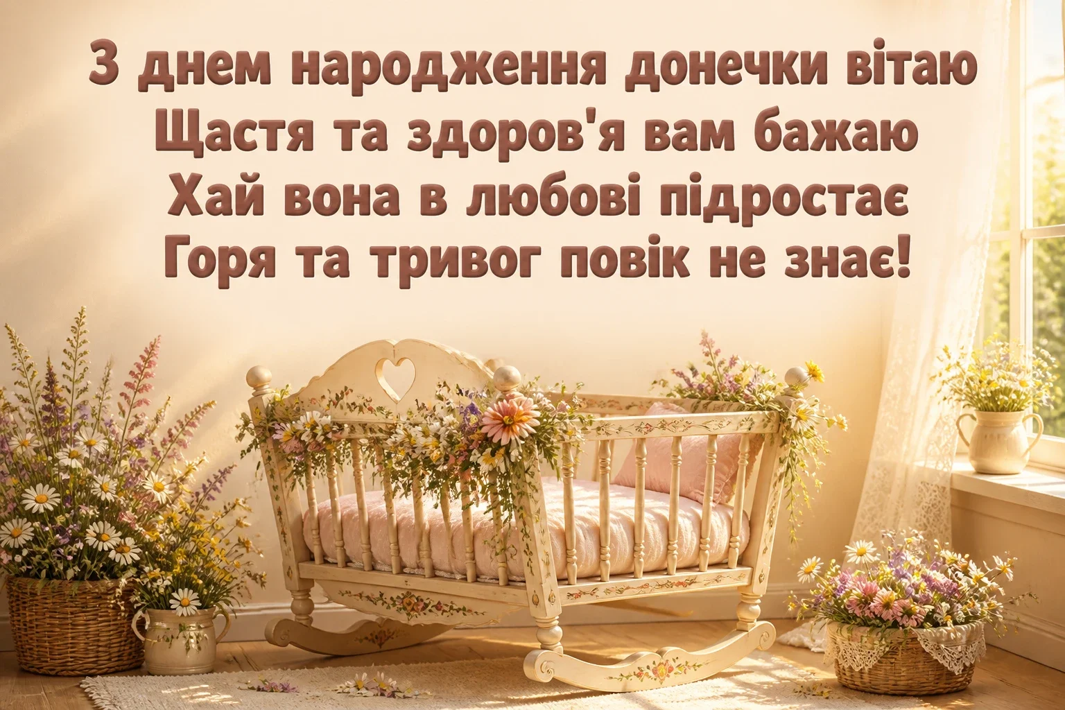 привітання батькам, з днем народження дочки своїми словами