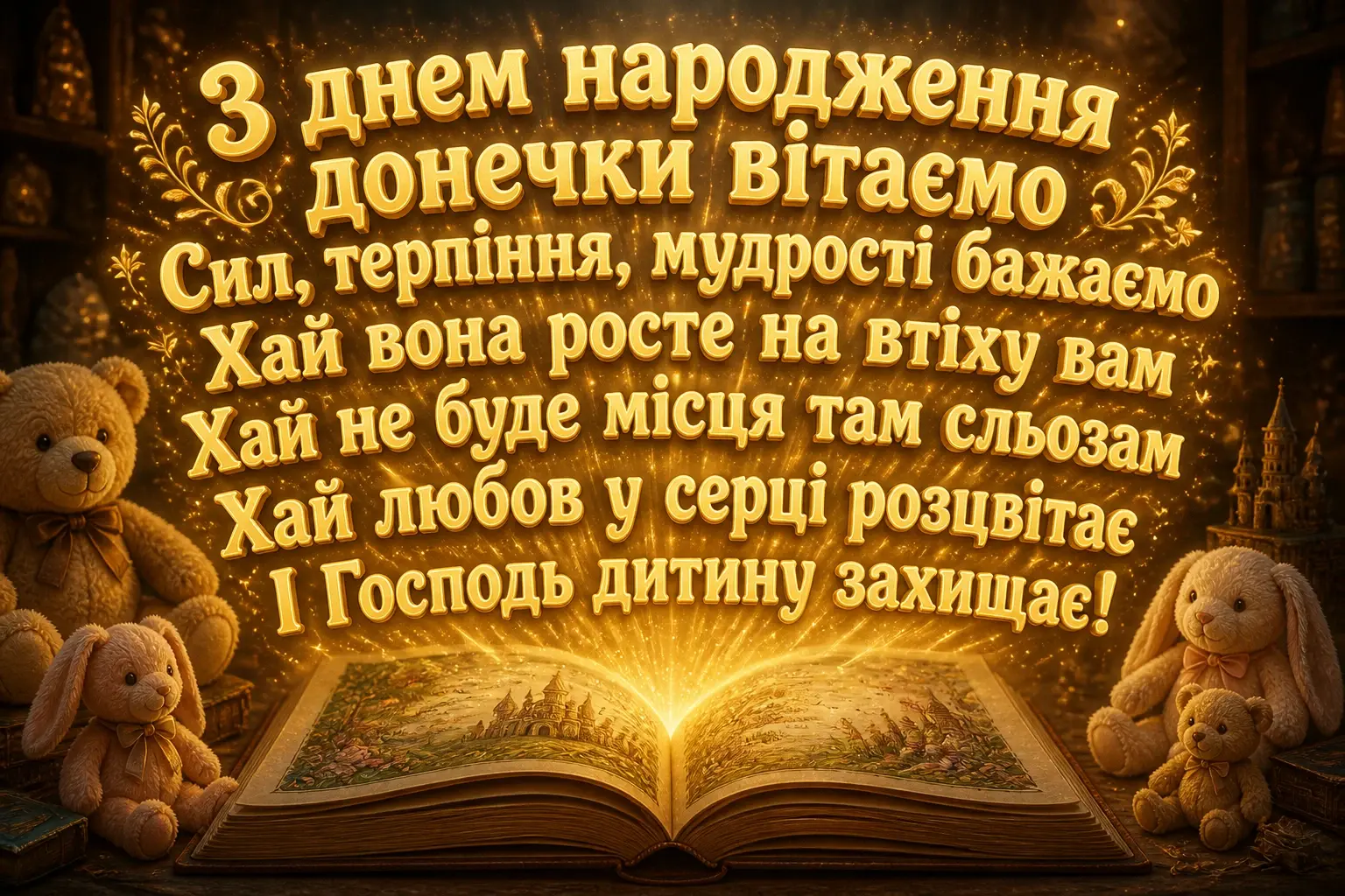 привітання батькам, з днем народження дочки своїми словами