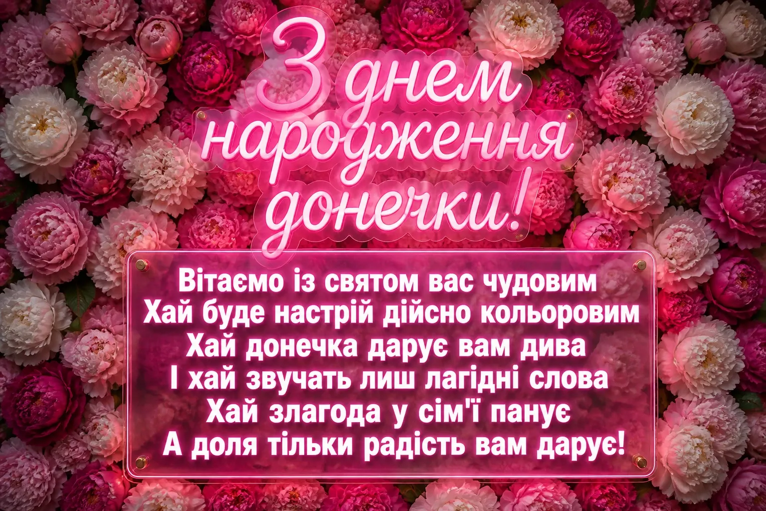 привітання батькам, з днем народження дочки своїми словами