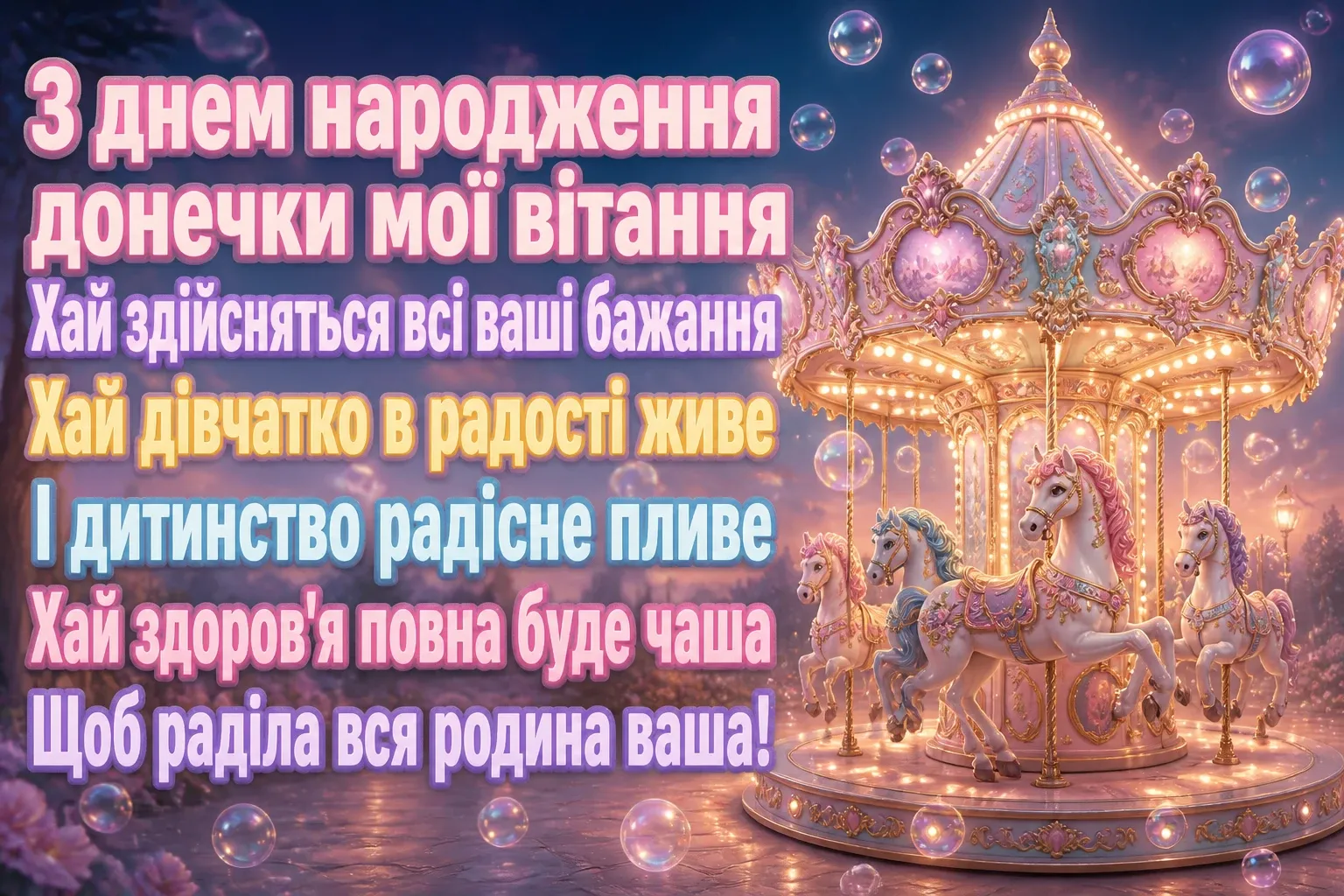 привітання батькам, з днем народження дочки своїми словами