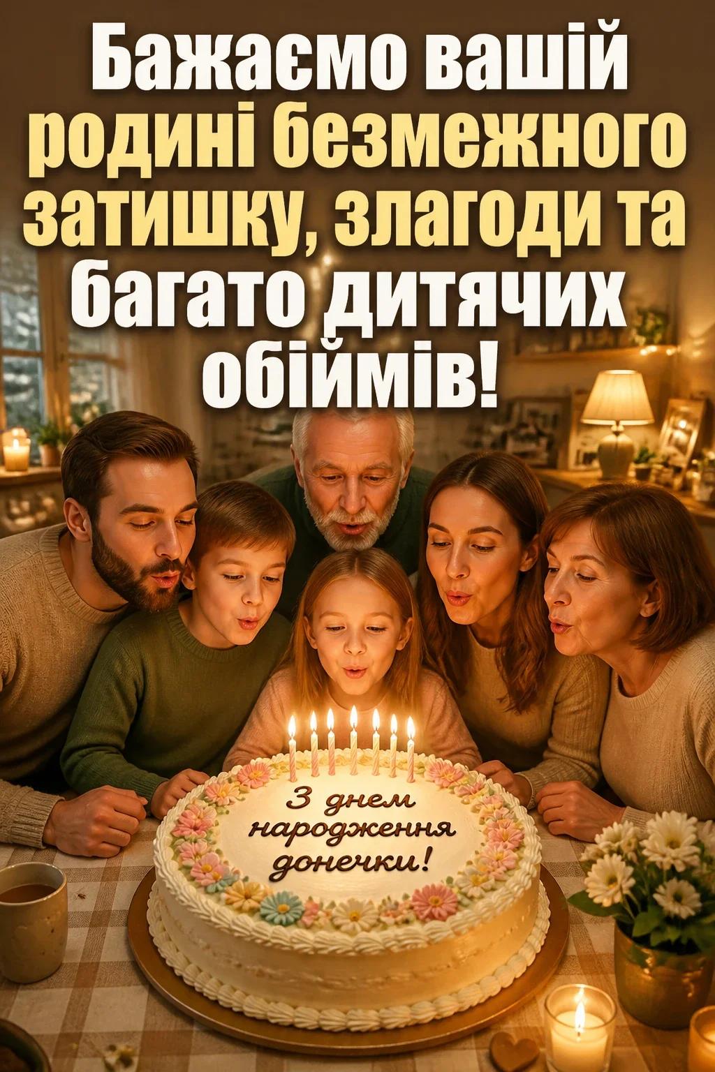 привітання батькам, з днем народження дочки своїми словами