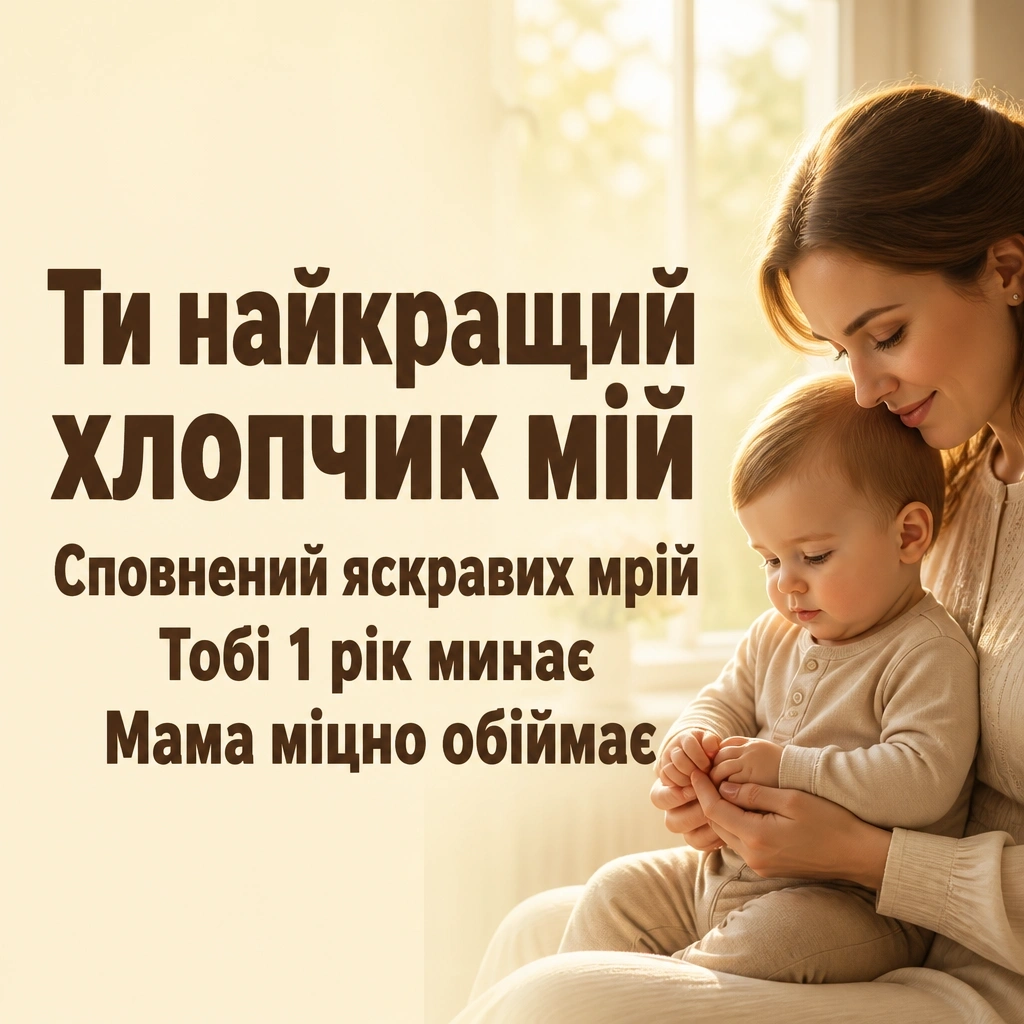 зворушливі привітання з днем народження сина 1 рік від мами зворушливі привітання з днем народження сина 1 рік від мами