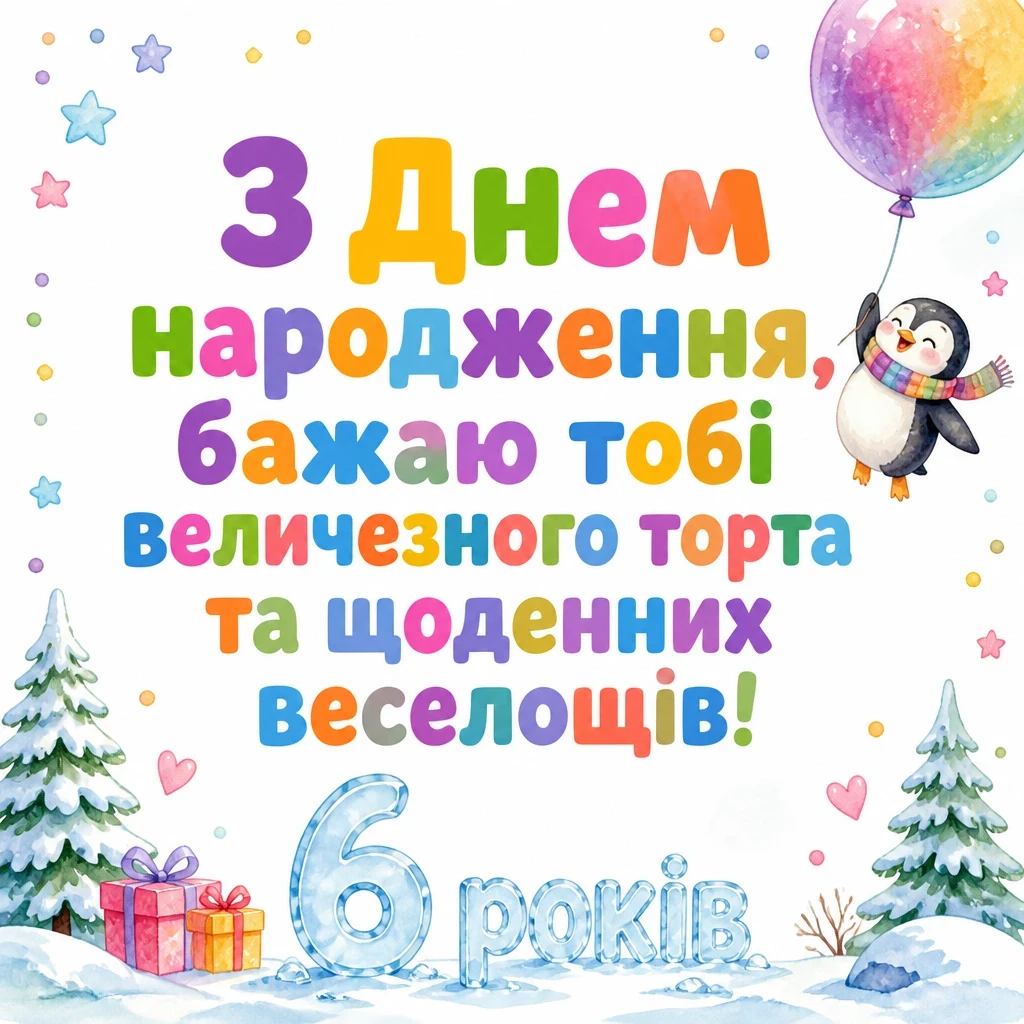 привітання з днем народження 6 років привітання з днем народження 6 років