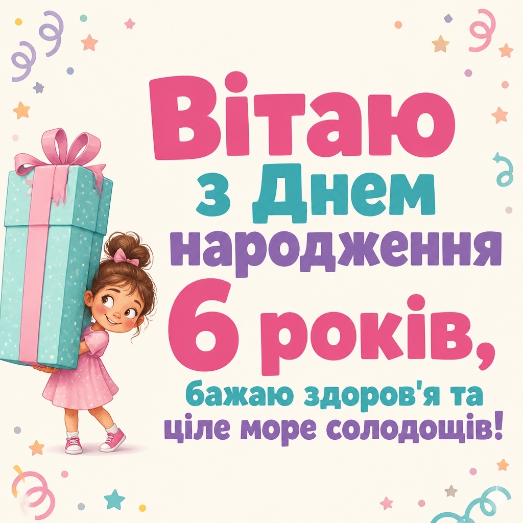 привітання з днем народження 6 років привітання з днем народження 6 років