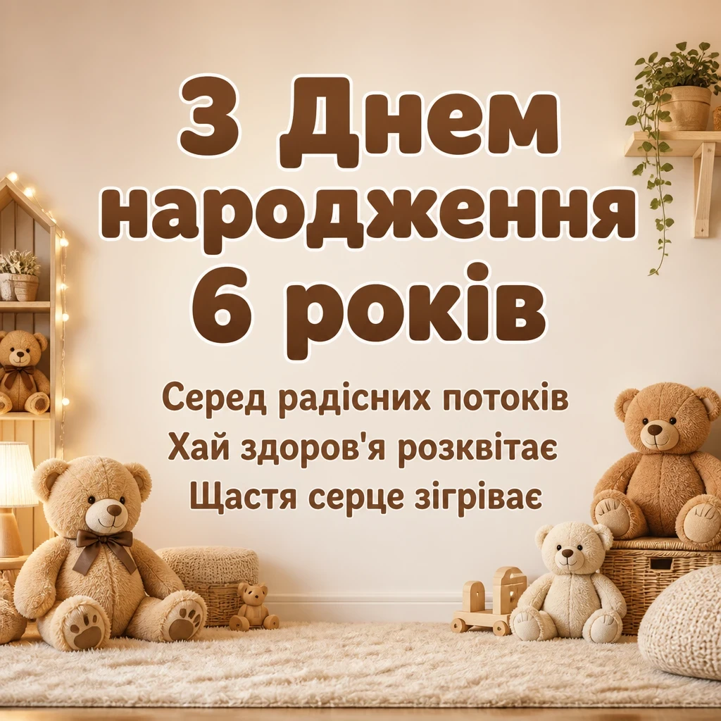 привітання з днем народження 6 років привітання з днем народження 6 років
