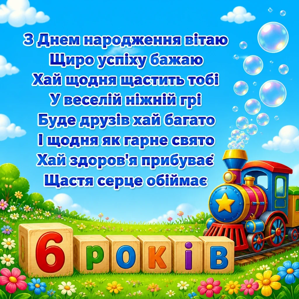 привітання з днем народження 6 років привітання з днем народження 6 років