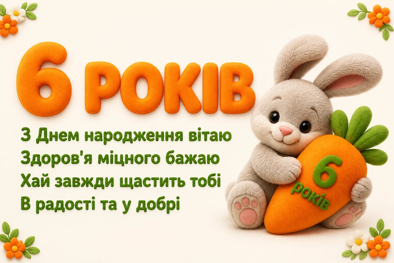 привітання з днем народження 6 років привітання з днем народження 6 років