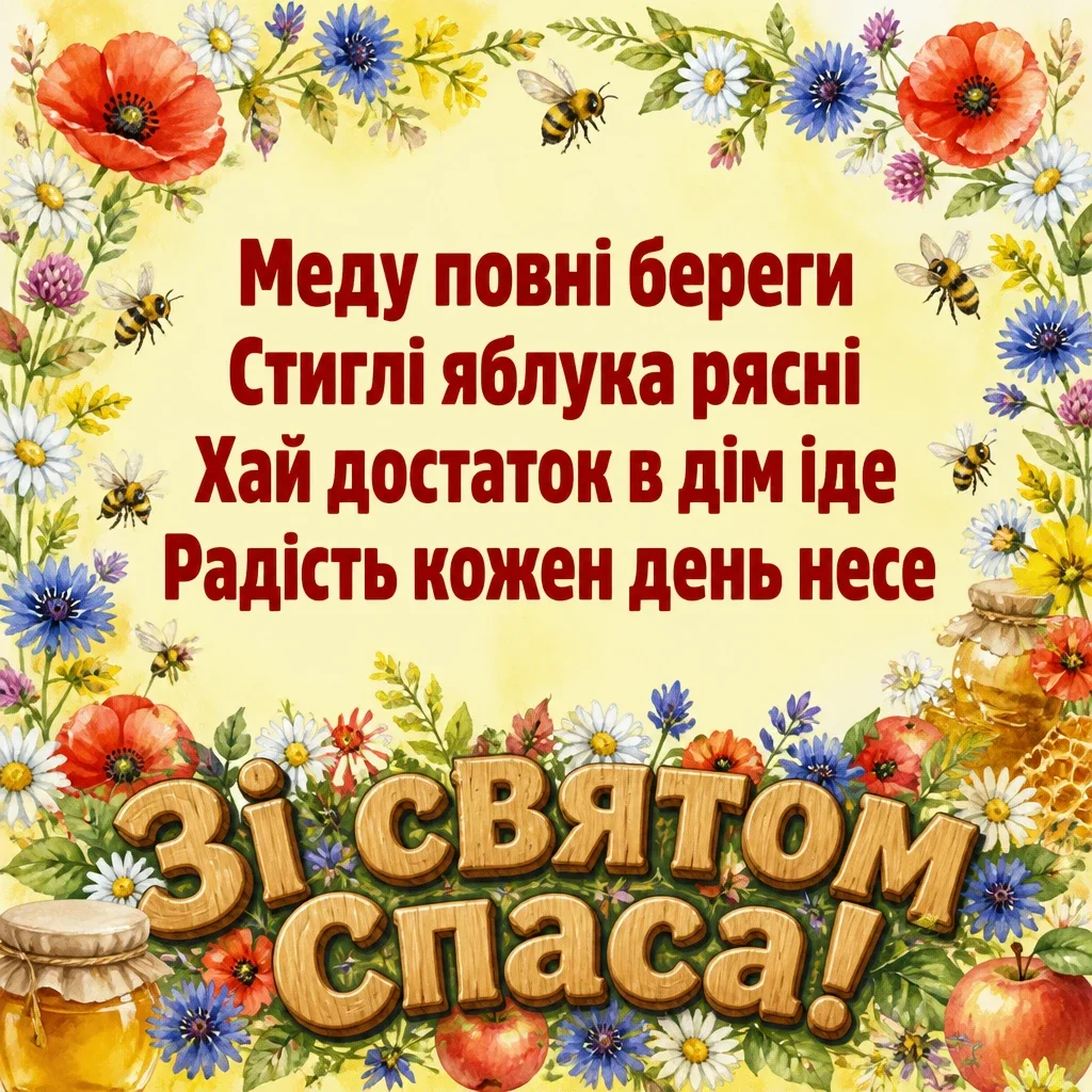 спаса привітання